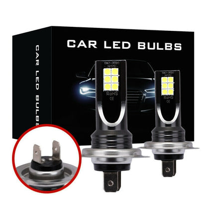 H7 3030 12SMD 110W LED Fog Lights Car Headlights b8f38bc3 e758 4186 b6cc d943d9976e44
