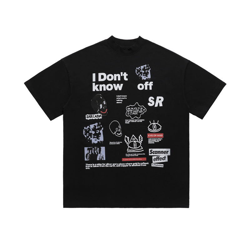 Fashion Loose Couple T-shirt Trendy I Dont Know b8f4acd2 248d 44e1 8aad f01ac46497fc