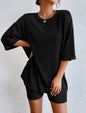 Fashion Casual Solid Color Shorts Suit b8f6db3c 3771 4722 ae3b 9fa8be09e373