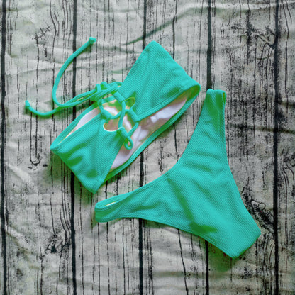 Women's Swimsuit Solid Color Split Swimsuit b9117cae f2f4 4819 950f a98e42ad4078