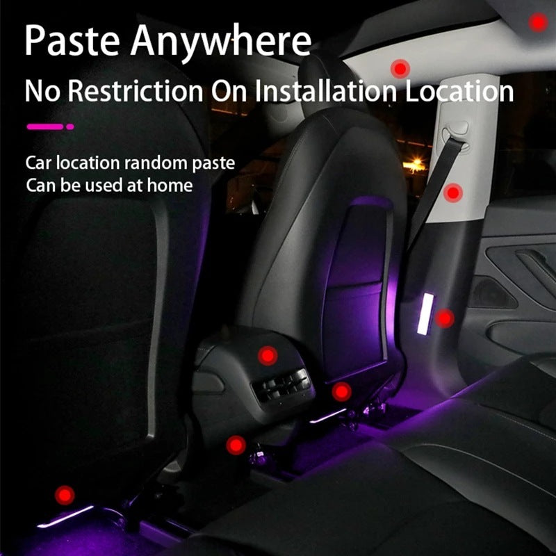 Car Atmosphere Light Car Interior Retrofitting Wireless Magnetic Led Atmosphere Light b9145cdc e4a5 4cdc 9bac f986016fa8ac
