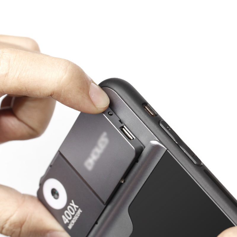 Aluminum Alloy Tpu Mobile Phone Microscope Lens 400X HD Magnification - 图片 10
