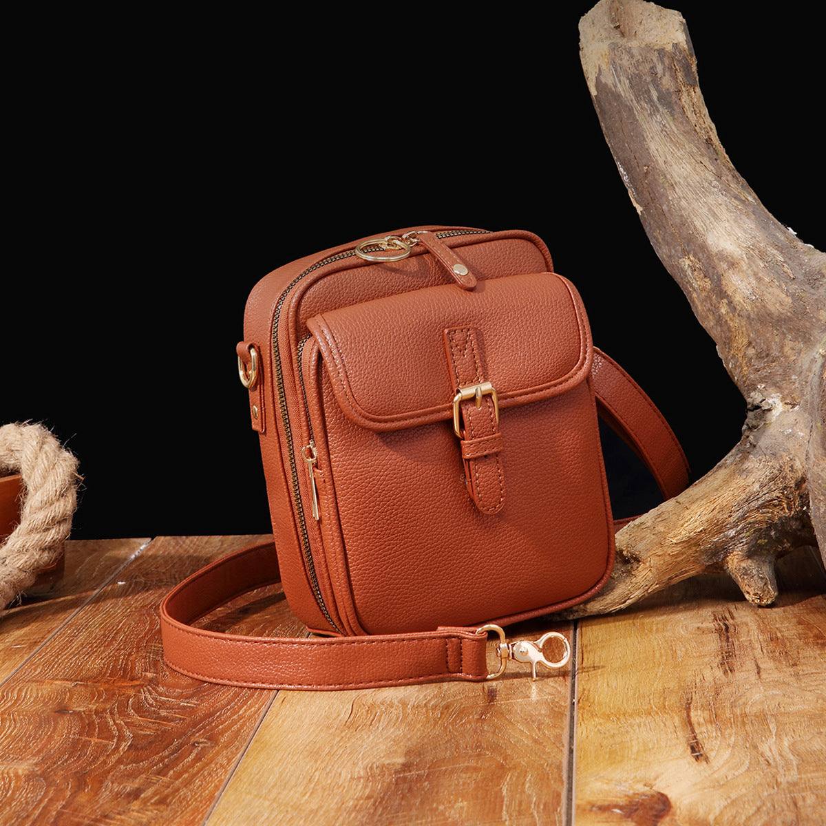 Unisex Vintage Large Capacity Messenger Bag Storage Bag  With 10 Card Inserts Casual Backpack Women's Bag Retro Backpack Larg