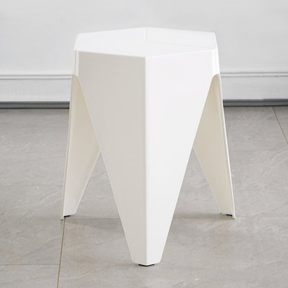 Household Plastic Stool Nordic Windmill Round Stool Thickened Stackable Plastic Stool Simple Modern Dining-table Chair High B