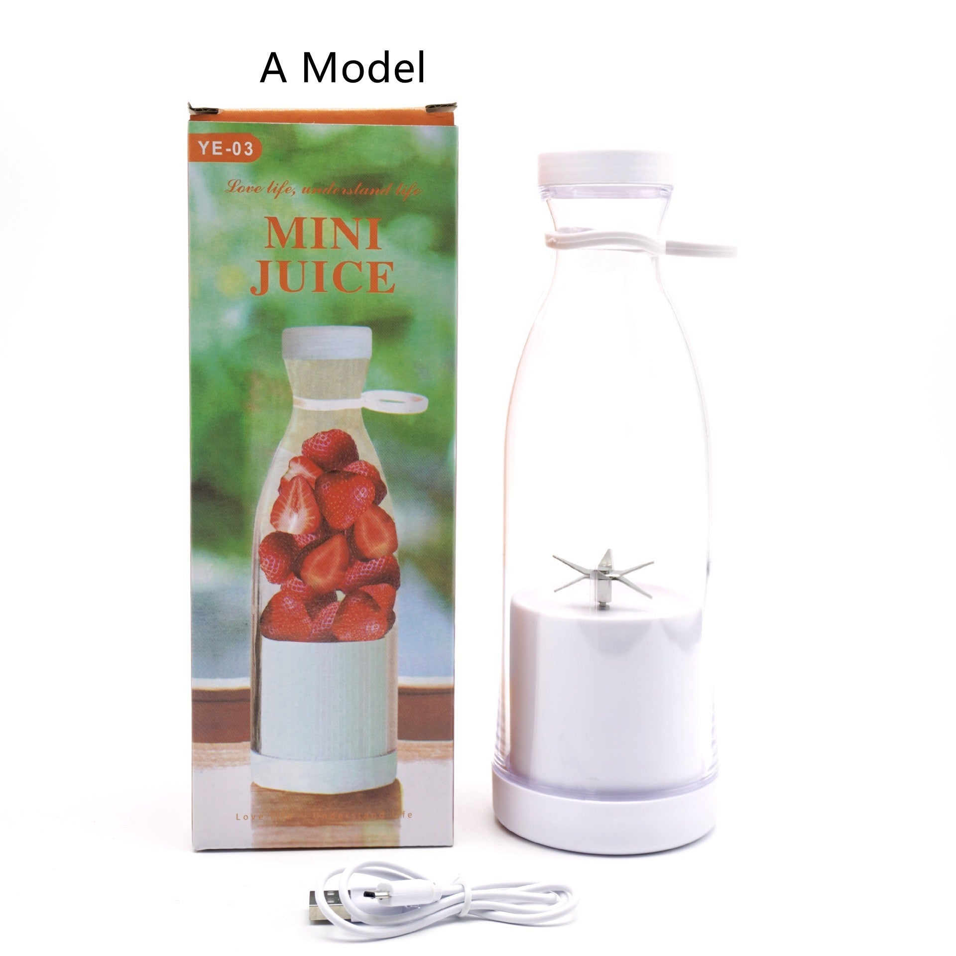 Electric USB Wine Bottle Juicer Cup 6-leaf Cutter Head Household b9214c80 4344 4518 ba61 3dcb36da141b