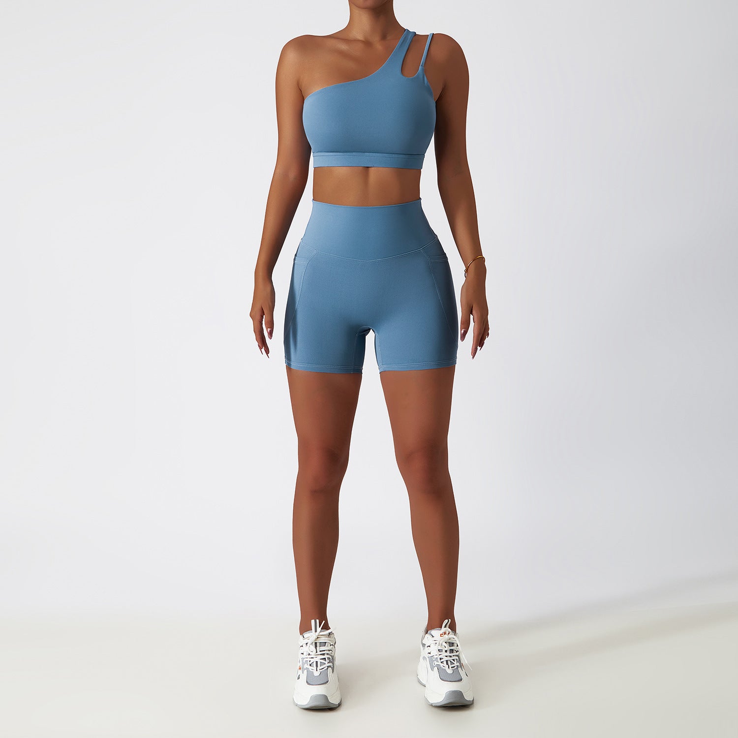 Quick-drying Tight Yoga Clothing Women's Pocket Running Sports Suit b9272de1 a24f 454d adc6 47860b94b16a