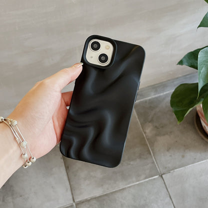 Pleated Water Ripple Solid Color Electroplated Drop-resistant Soft Shell - 图片 5