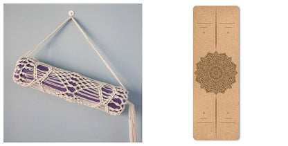 Portable Cork Yoga Non-Slip Exercise Mat Composite Environmentally Friendly TPE b9431003 119b 4b7f aa4b c320a8bab761