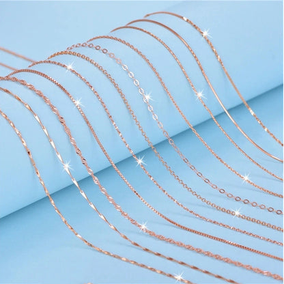 S925 Sterling Silver Necklace Box Chain Ingot b94a8358 62b0 43a4 8cb9 b1539ee431a0