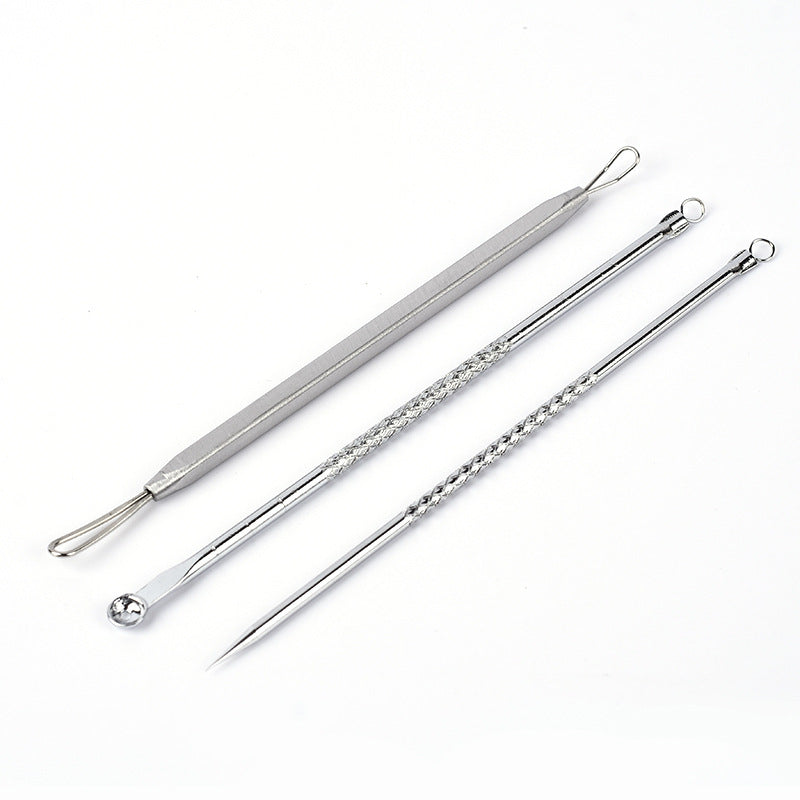 Stainless Steel Acne Needle Three-piece Pimple Needle Blackhead Tools b94b1d72 6e77 461c 99f9 1ad58387206b
