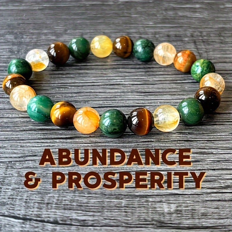 Universal Natural Stone Citrine Dongling Stone Malachite Bracelet b953c19f 4772 447e 9db9 b3dacffdc7d7