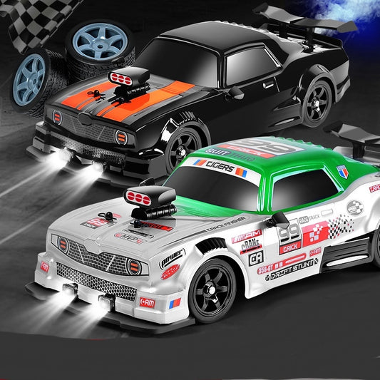 Remote Control Car Four-wheel Drive Drift Racing Car With Light Spray Boy Toy Remote Control Toy Car b9560b49 afb3 4993 817c 