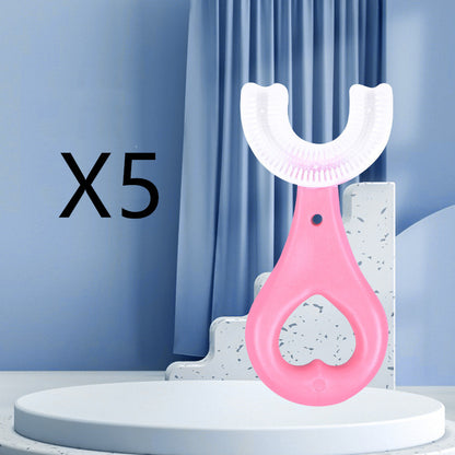 Children's U-shaped Food Grade Soft Rubber Toothbrush b97d9ded 9acb 4dc8 8037 c9d42aaf44b9