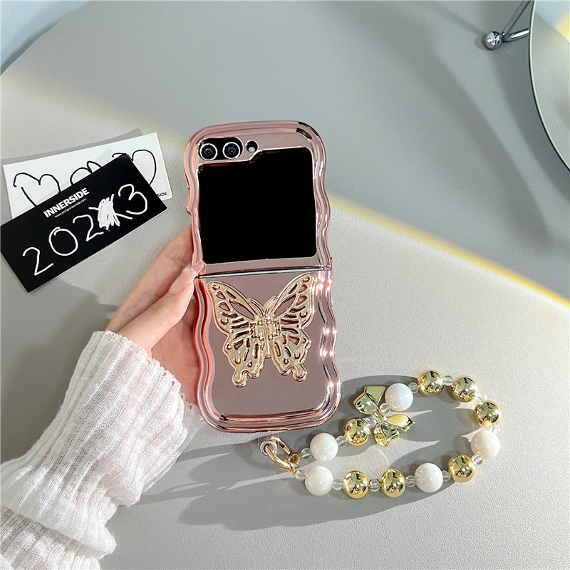 Electroplating Wave Edge Folding Soft Shell Three-dimensional Butterfly Bracket - 图片 9