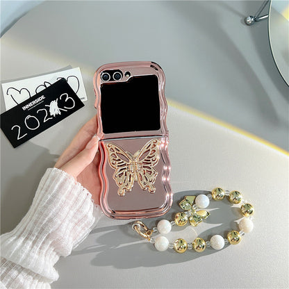 Electroplating Wave Edge Folding Soft Shell Three-dimensional Butterfly Bracket - 图片 9