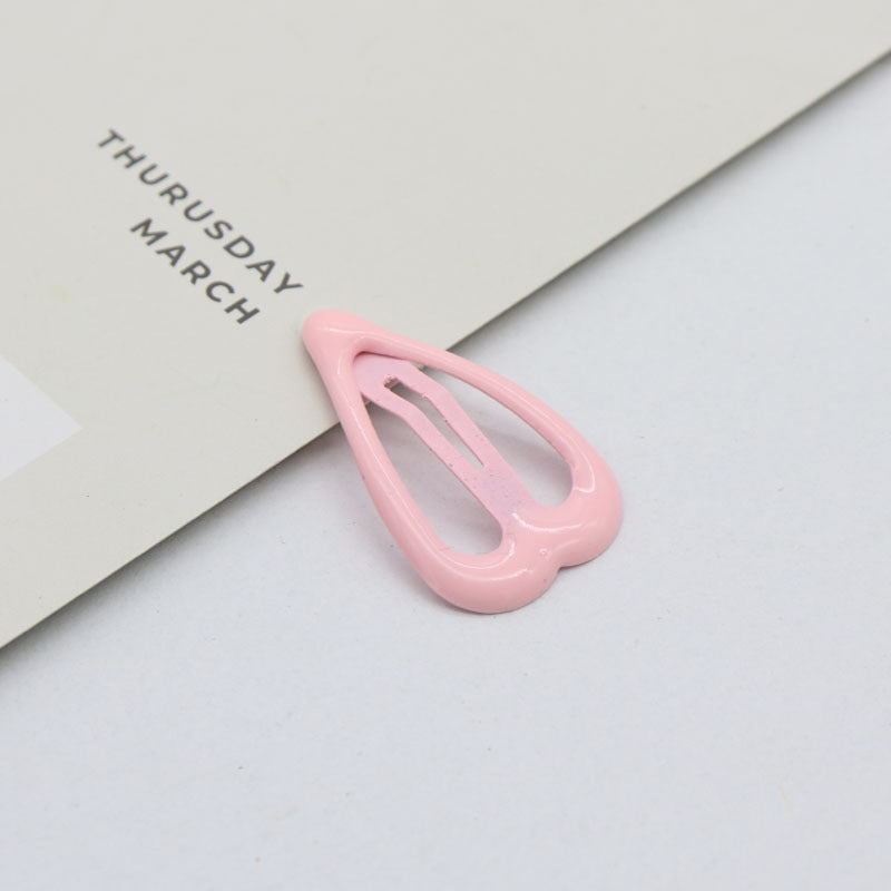 Oil Dripping Spray Paint Side Clip Bang Clip Love Children's Hair Accessories b9960150 8005 457c 9421 2944dca4e879