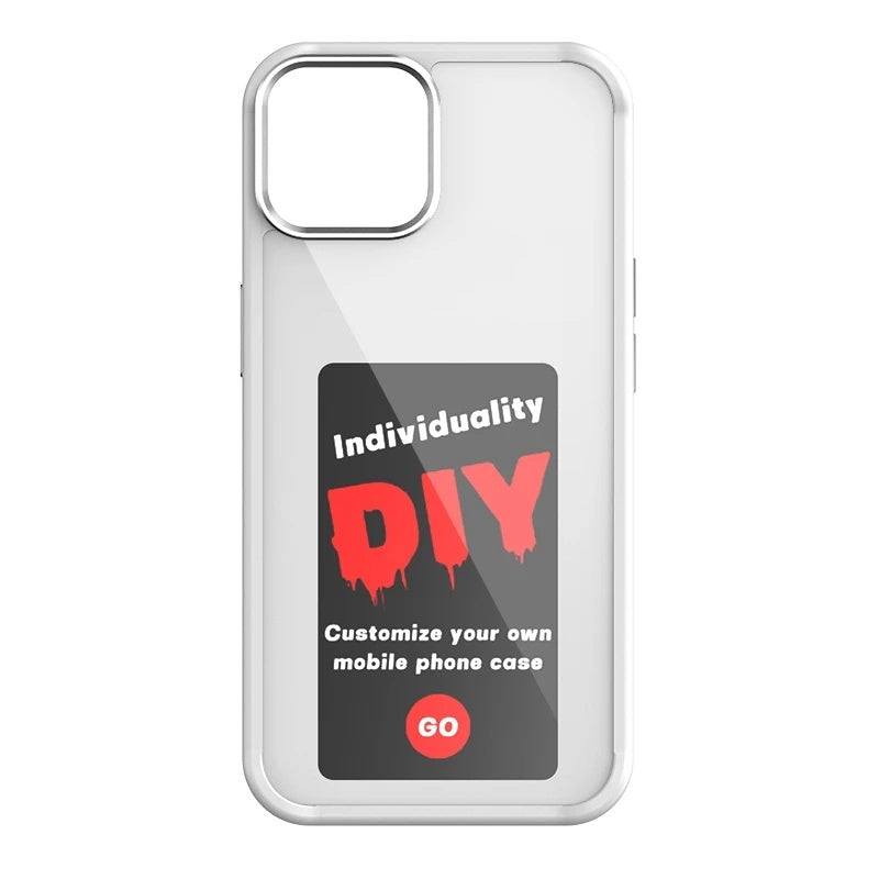 E-ink Screen Phone Case Unlimited Screen Projection Personalized Phone Cover Battery Free New Designer Luxury Phone Case b99b