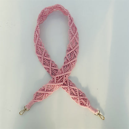 Woven Replacement Handbag Strap Widened Mobile Phone Crossbody Bag Strap Anti-lost Lanyard - 图片 15