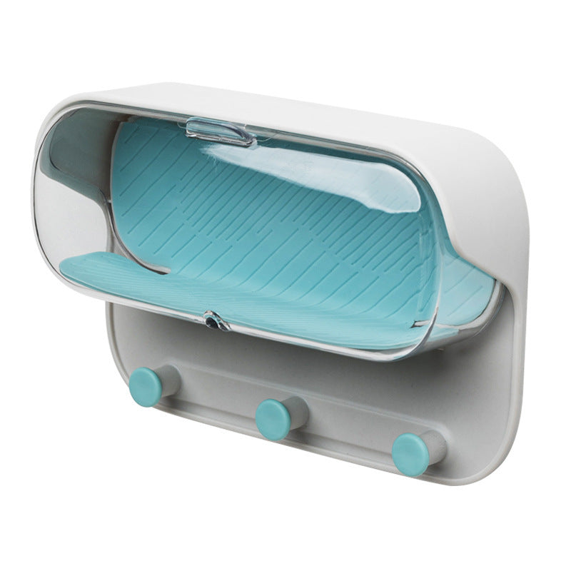 Bathroom Wall Holder Punch-free Wall-mounted Convenient Practical Washroom Glasses Storage Box Clothes Key Organizer Accessor