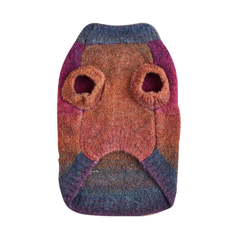 Soft Glutinous Rainbow Circle Dopamine Pet Sweater b9b79a75 b294 42af 92fd b27bbb014090