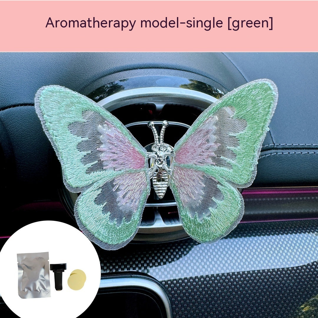 Moving Embroidery Butterfly Center Console Air Outlet Decoration Healing Series Car Accessories b9d32a51 4a9f 4eca b4d9 12aff