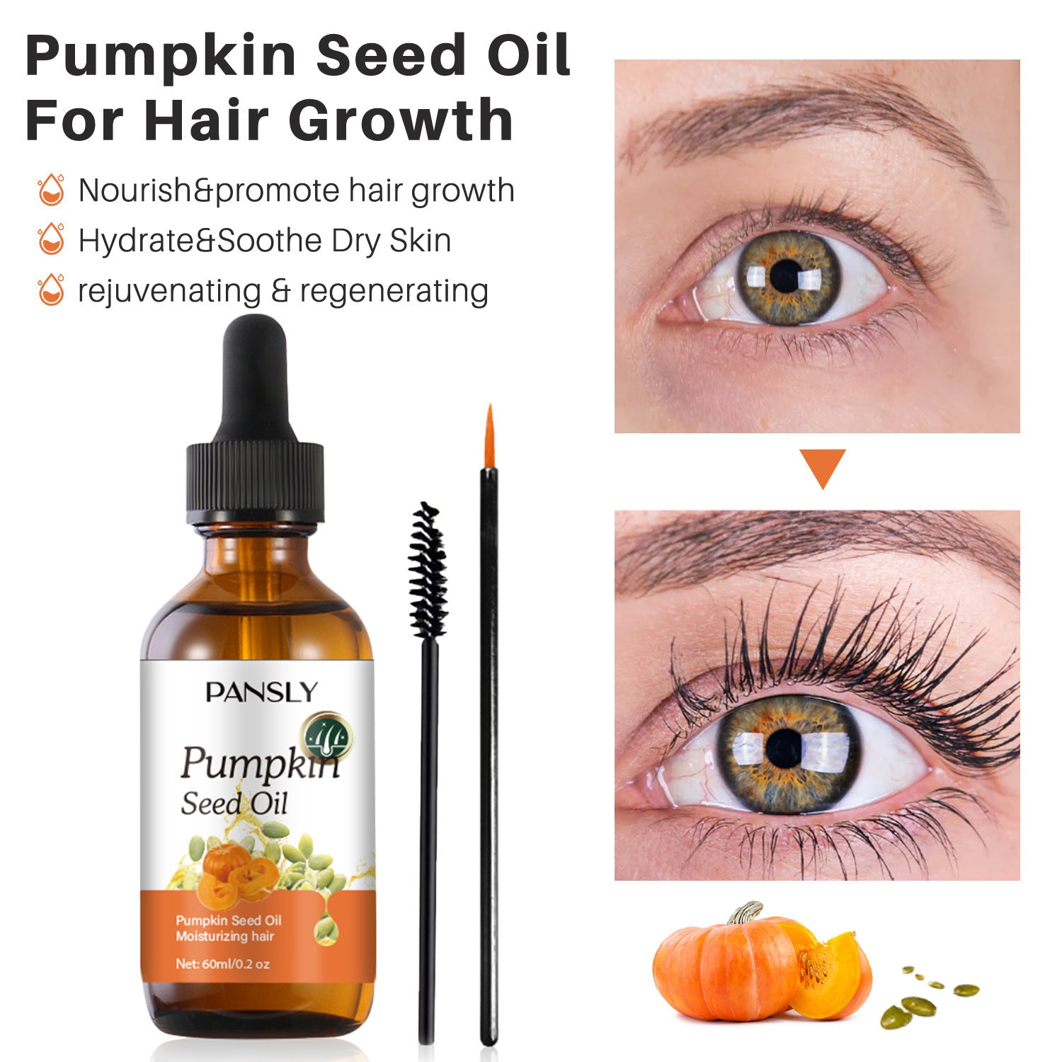 Pumpkin Seed Oil Hair Care Moisturizing 60ML b9f0b471 fbf2 49b3 a00f 4300518fb35a