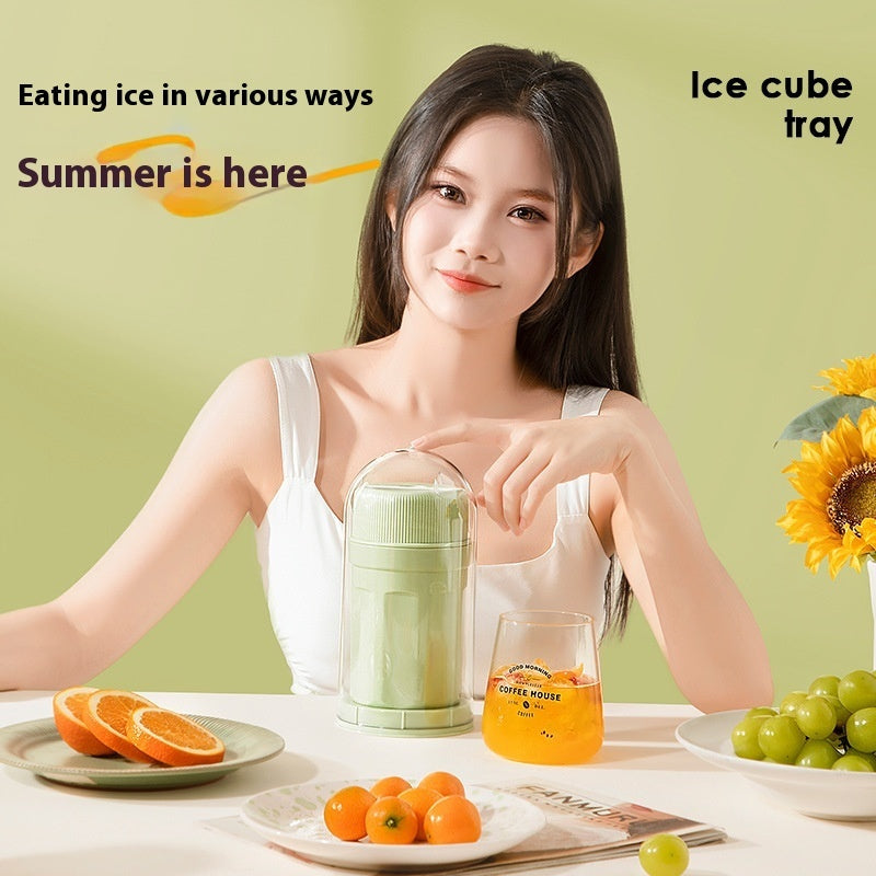 Twisting Ice Cup Rotating Release Ice Cube Trays Rotation With Cover Ice Block Mold For Freezer Home Refrigerator Storage b9f