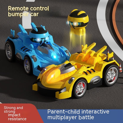 Light Cartoon Remote Control Bumper Car Double Battle Toy b9fae7e9 e2a3 4e1f a2de c8e1b6d1982c trans