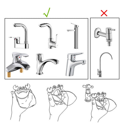 Children Bathroom Frog Crab Shape Faucet Extender Water-saving Cartoon Kids Wash-hand Faucet Extension Bathroom Accessories b