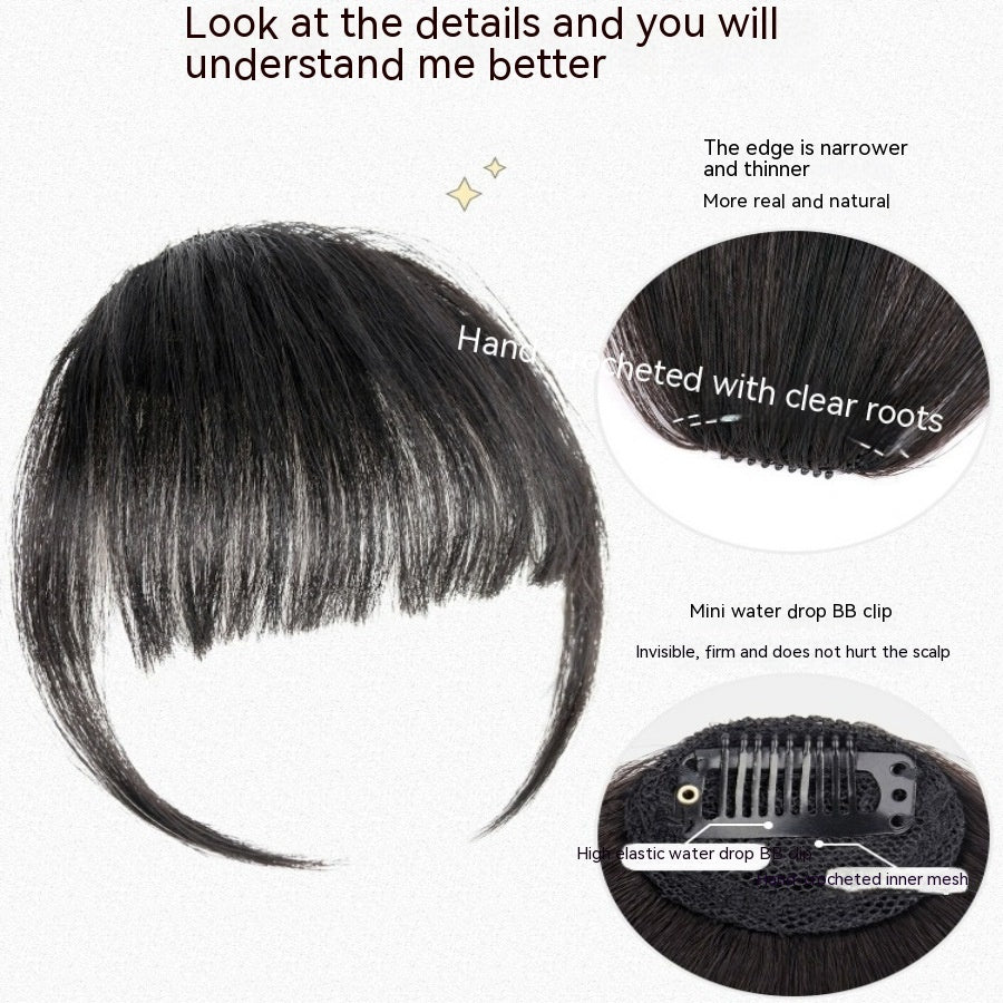 Natural Forehead Artificial Hair Straight Bangs Wig Set Seamless Invisible Wig Set ba11bd55 407e 45f5 8dc2 a6b92a80d711 trans