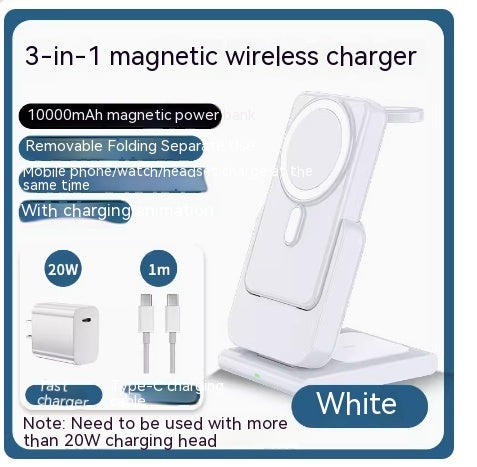 Magnetic Bracket Three In One Wireless Charger ba277901 c216 49ec b7b6 cc06f7705a5a trans