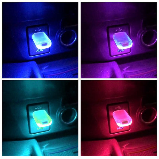 USB Decorative Light Car Night Light Laser Atmosphere Lamp Adjustable Multiple Party Light ba291768 0bc7 416a 8989 6ac7b3f14a