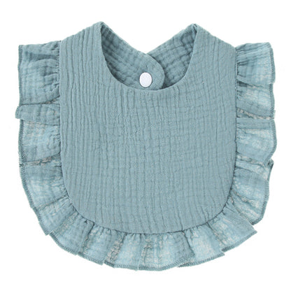 Ruffled Cotton Gauze Lace Bib Saliva Pocket ba2c9046 4fc9 494e 86df 51702bfbe465 483f539f 0dc7 4ea5 9573 405dfea0a793