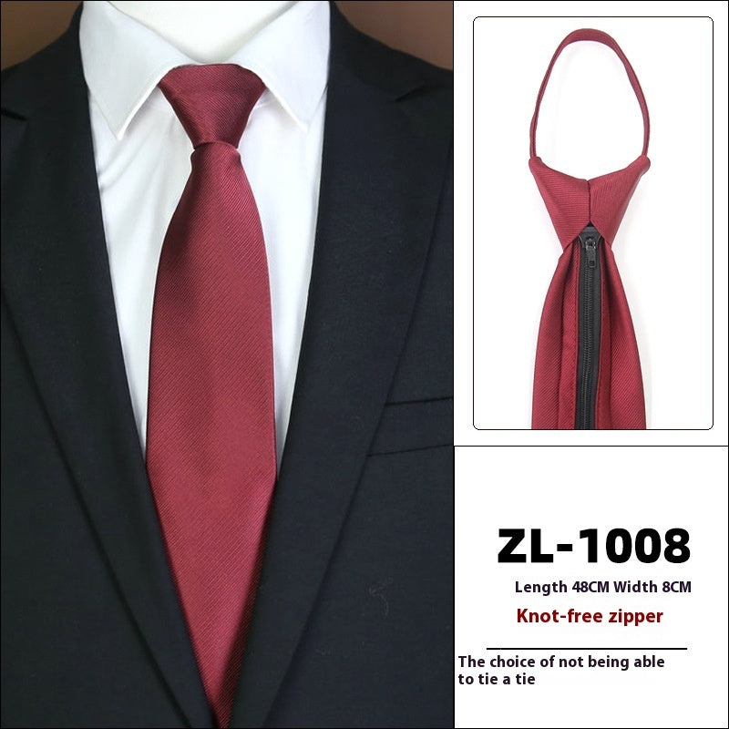 Men's Formal Wear Business Zipper Tie-free ba3f1c7b 9bb4 4f22 8d20 39d3795585fa trans