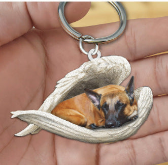 New Unique Dogs And Cats Sleeping Angel Pendant Car Key Ring ba427a5b 291c 4e8e be38 5d246723a518