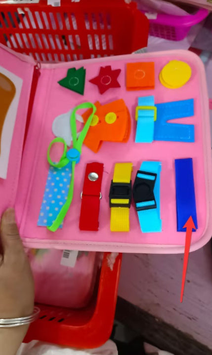 New Busy Book Children's Busy Board Dressing And Buttoning Learning Baby Early Education Preschool Sensory Learning Toy ba471