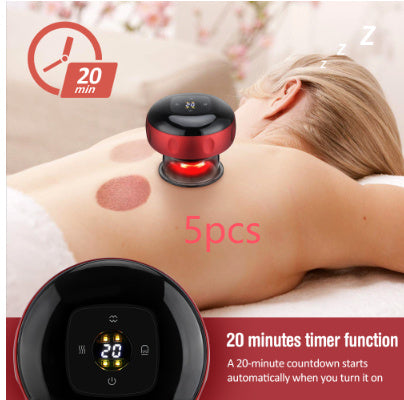 Electric Vacuum Cupping Massage Body Cups Anti-Cellulite Therapy Massager For Body Electric Guasha Scraping Fat Burning Slimm
