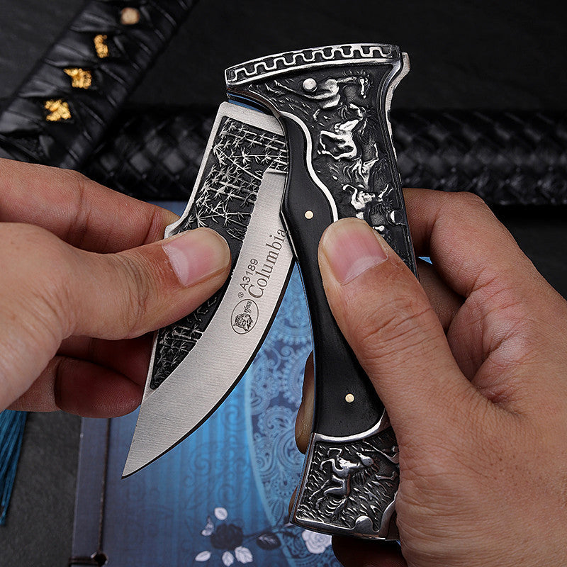 Folding Knife Outdoor Knife Wilderness Survival Pocket Knife ba562e19 28de 4d47 8342 26ef0a133b90