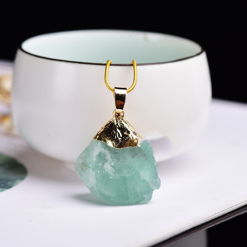 Natural Crystal Pendant Necklace With Gemstones ba5f520e 802f 4fae ae6a 3b5f8dd0d737