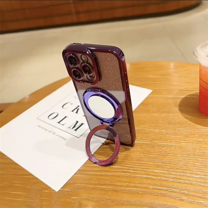 Three-Dimensional Ultra-thin Mobile Phone Magnetic Bracket Foldable - 图片 2