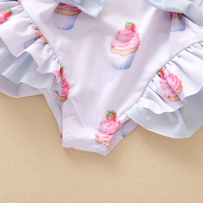 Children's Ruffled One-piece Swimsuit ba6ea311 a0d6 4c1a 8f70 4fda878fa396