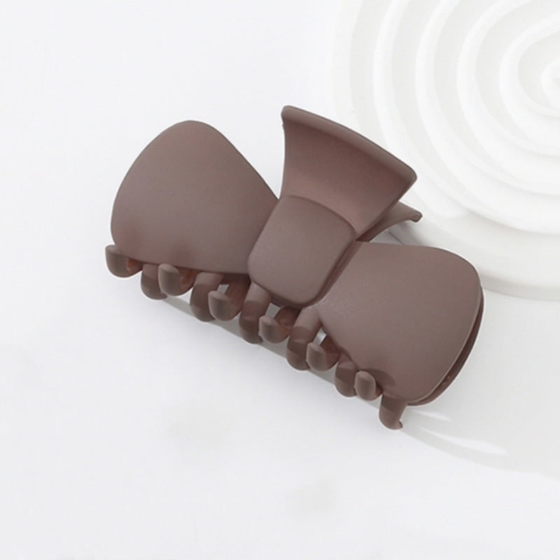 Dark Coffee Color Ladies Hairpin Temperament Pure Color Hair Jaw Clip ba7884d4 4533 40dd 8e3f d58a288a11ea