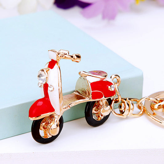 Creative Water Drill Electric Bicycle Car Key Ring ba78fa1a c5ec 4531 b0e2 ca0ed890547a
