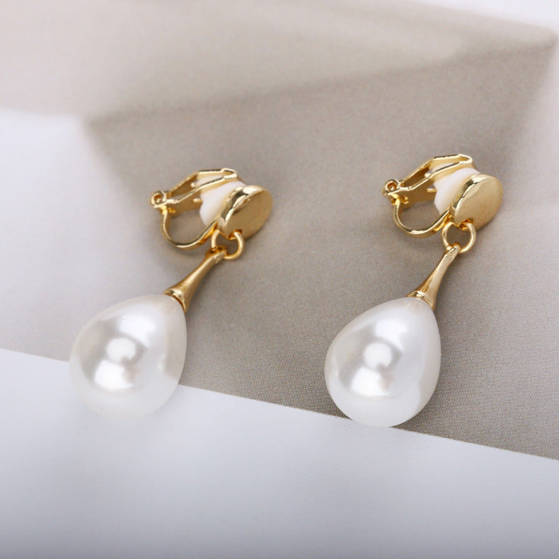 Simple Elegant Pearl Ear Clip Without Pierced Women ba96a252 dc24 4129 a08f e3ddbedb509d