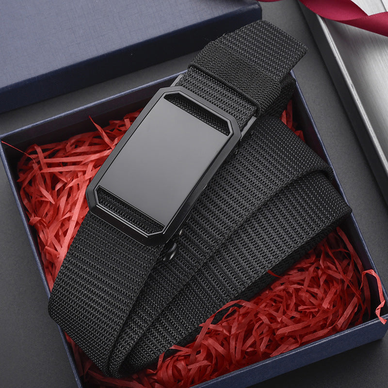Men's Toothless Automatic Buckle Canvas Belt ba981e99 5c3a 498f 9b92 8aee694cbf37