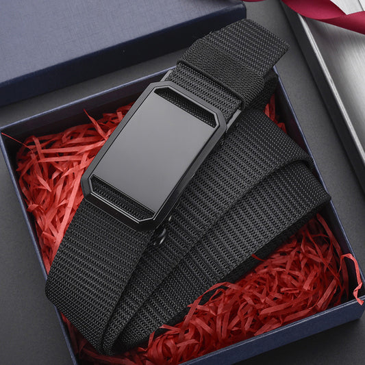 Men's Toothless Automatic Buckle Canvas Belt ba981e99 5c3a 498f 9b92 8aee694cbf37