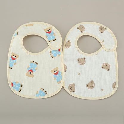 Thin Kids' Bib Pure Cotton Waterproof Gauze Saliva Towel ba9b5e1b 9686 4e14 aa1c a33b77232a6d