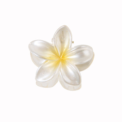 Small Size 4cm Pearlescent Flowers Barrettes Sweet Plumeria Rubra ba9e8f4f 1f40 4758 aecc e2c6dbd1a737