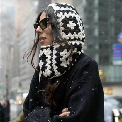 Handmade Wool Hook Autumn And Winter Warm Ear Protection Hooded bab21496 db9d 49e2 802a 3311ae5dd044