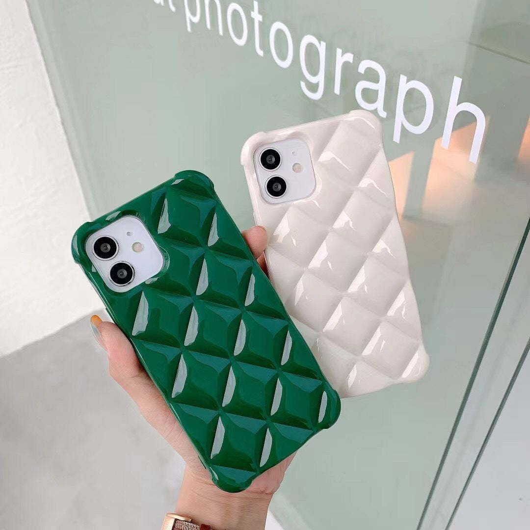 Creative Three-dimensional Rhombus Simple Mobile Phone Case bacfda79 169f 45ca 9591 63642c6939a6